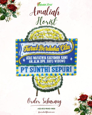 Papan Bunga Duka di Iwur